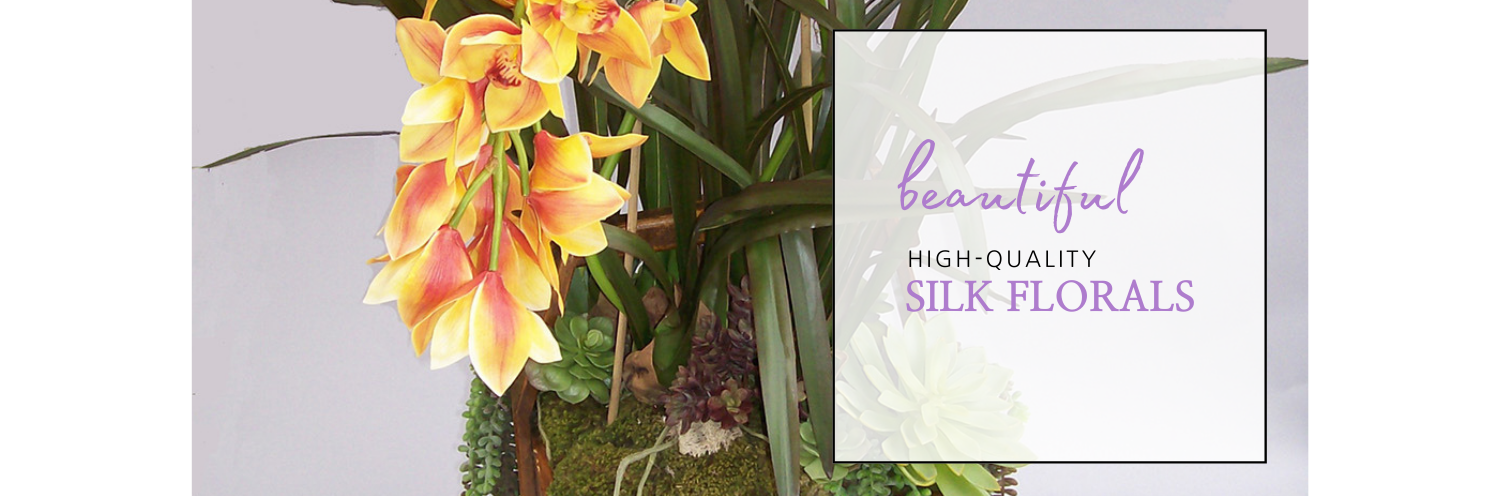 High quality silk flowers